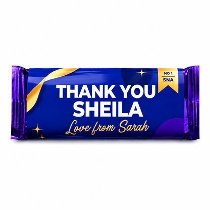 Personalised Large Cadbury Teacher/SNA Thank you Bars