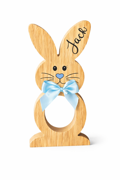 Personalised Oak Veneer Kinder Bunnies