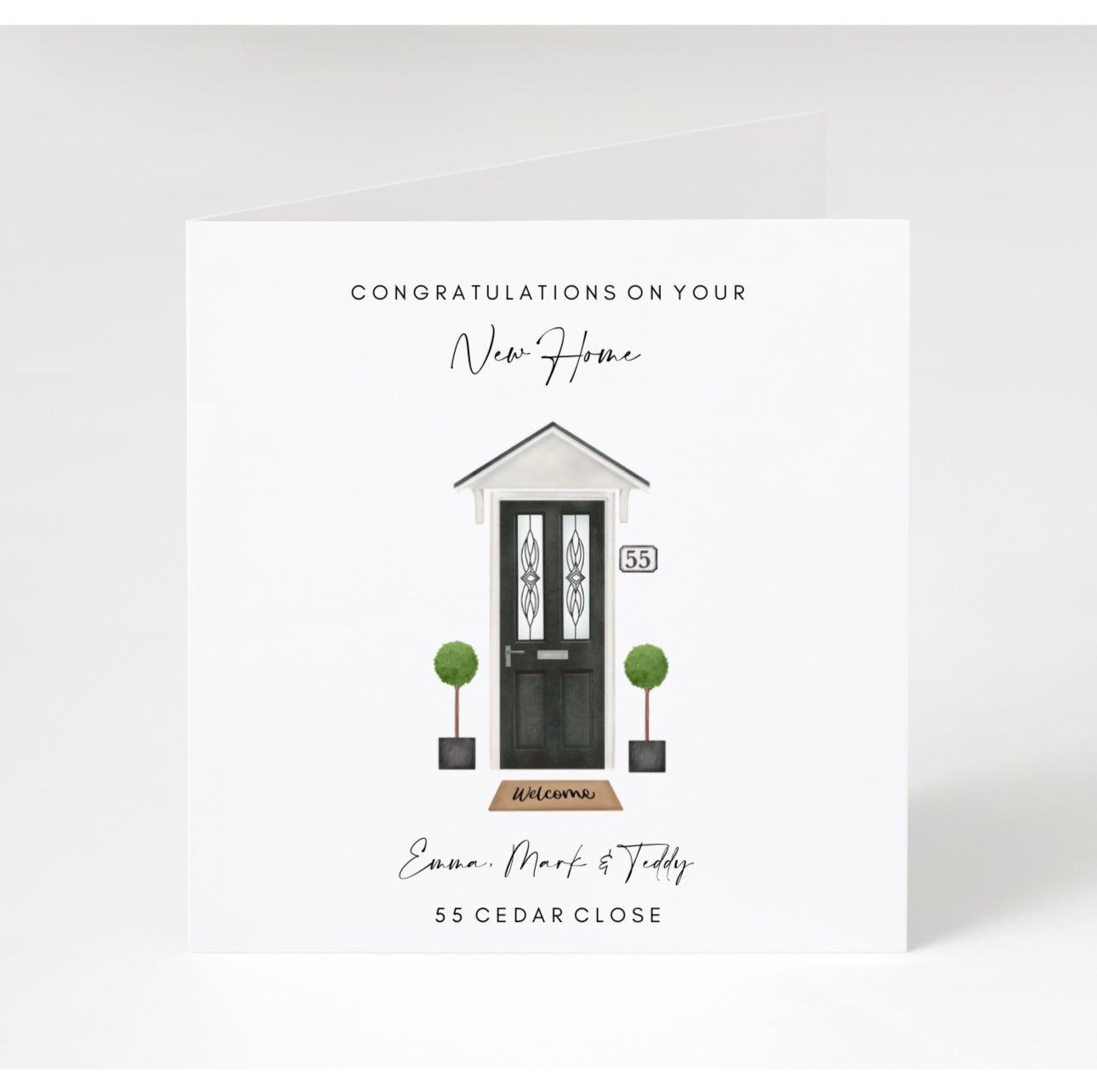 Personalised New Home Card