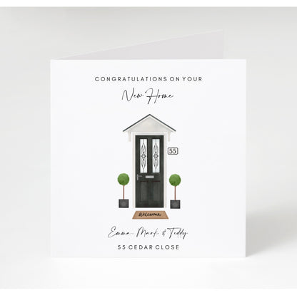 Personalised New Home Card