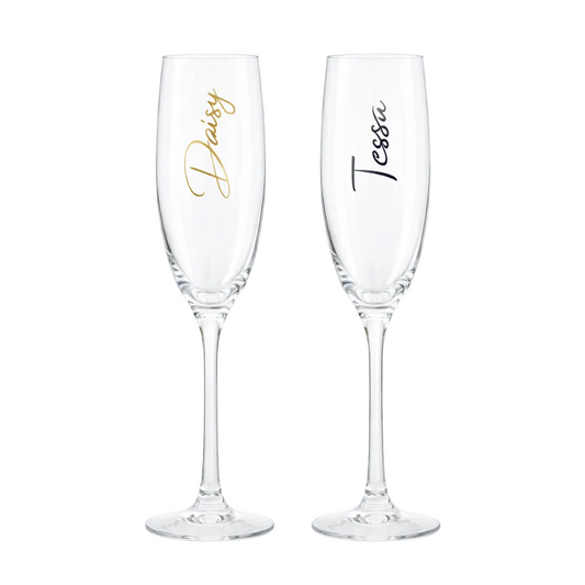 Personalised Champagne Glasses