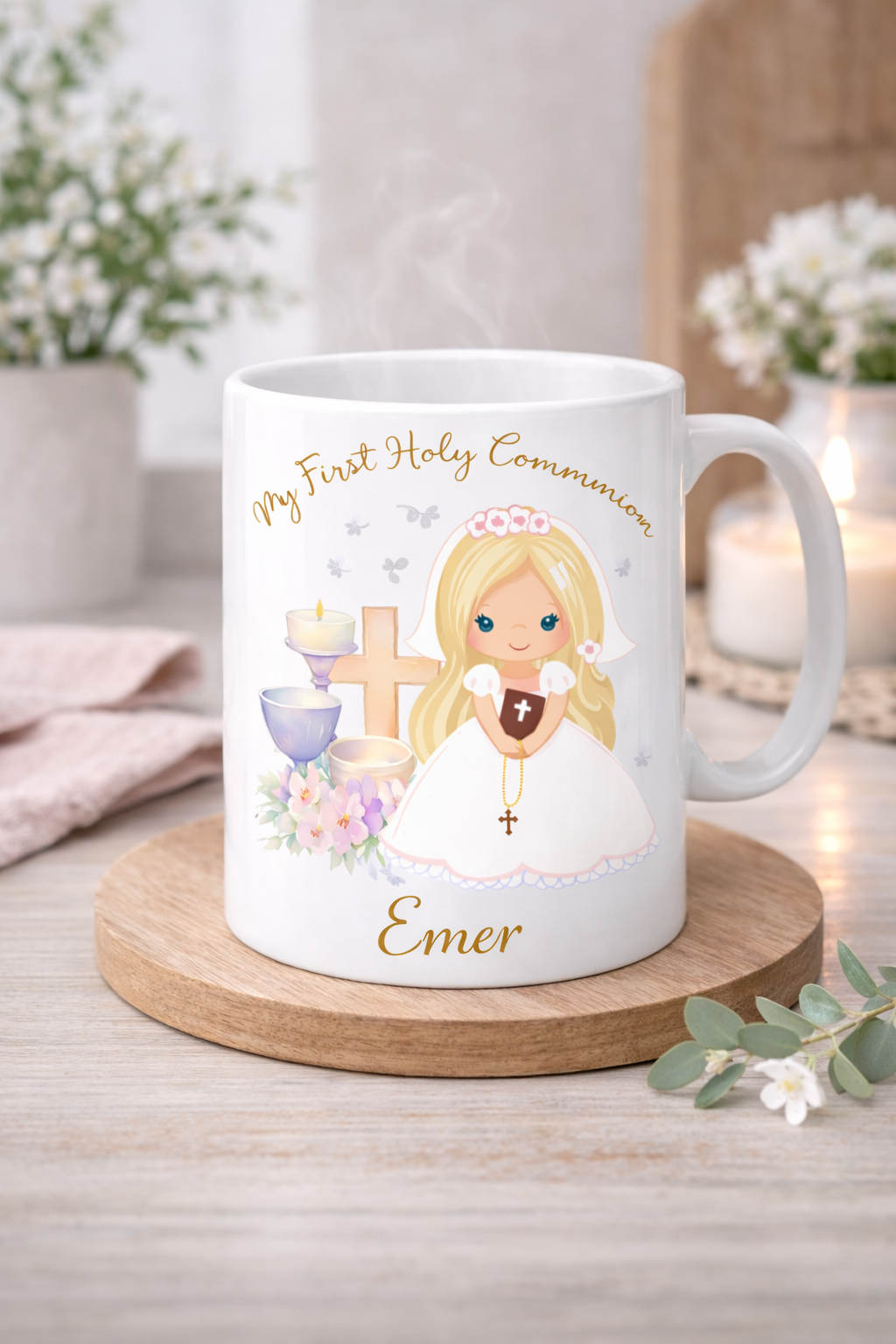 Personalised Communion Mugs