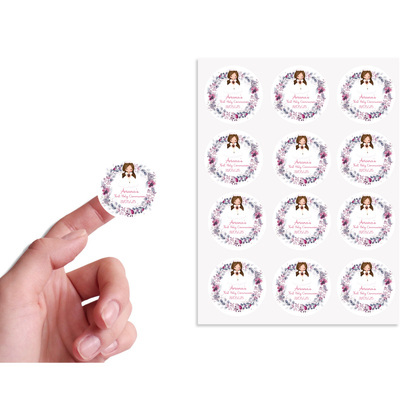 Personalised Communion Sticker Sheets