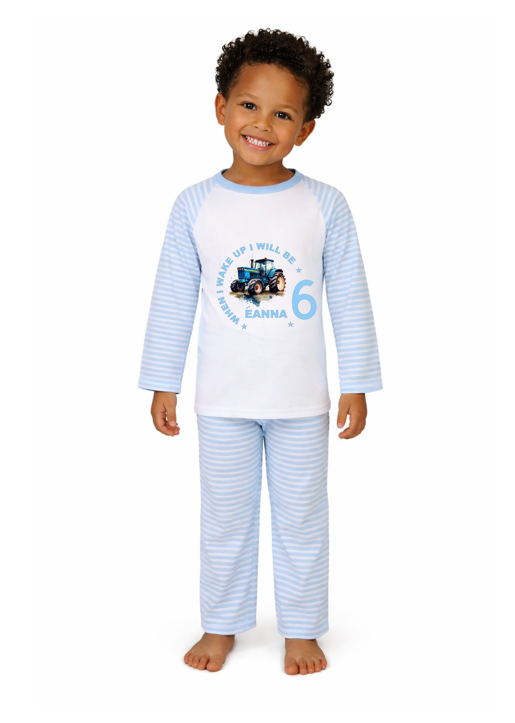 Personalised Tractor Pyjamas