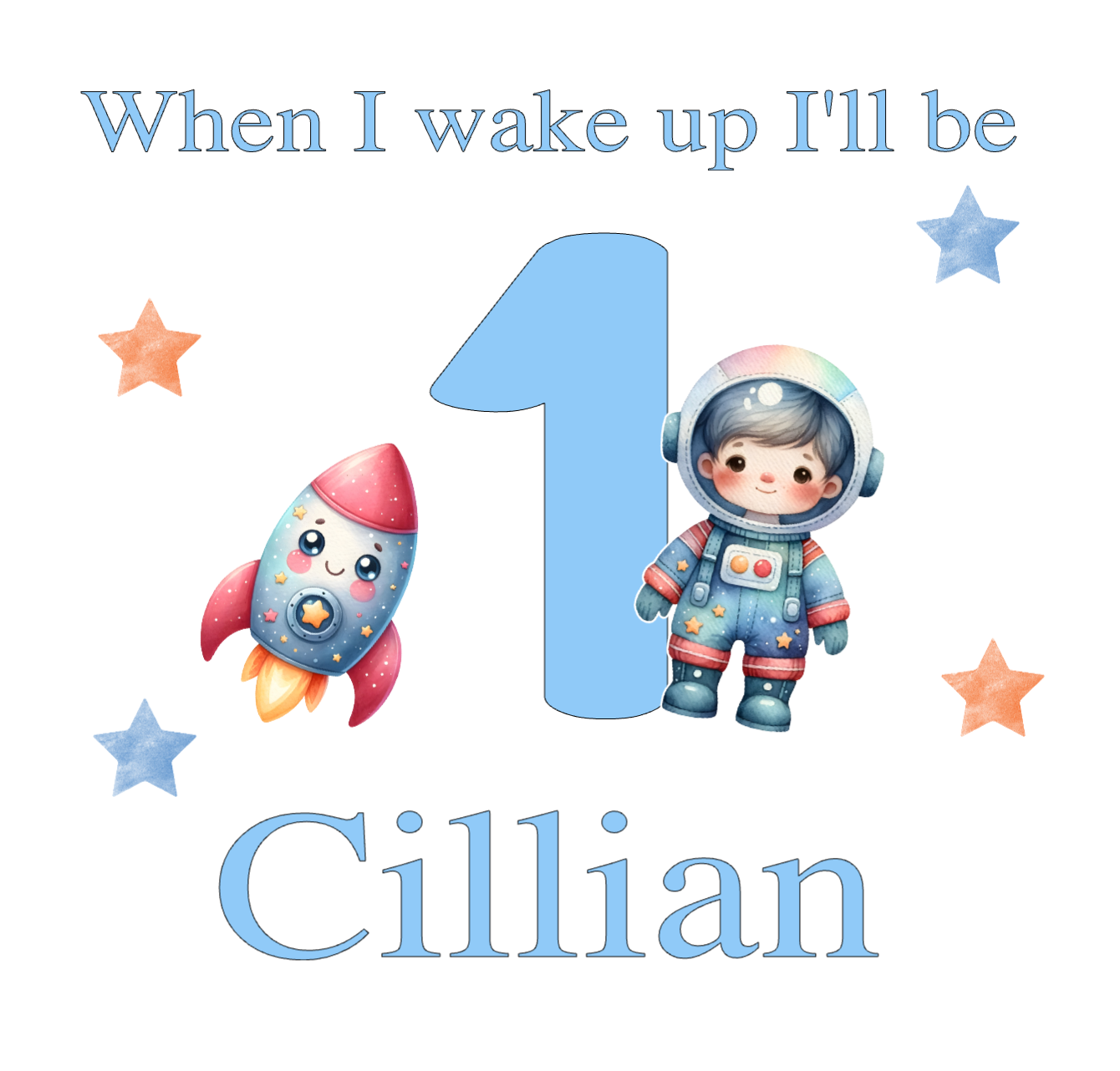 Personalised Space Pyjamas