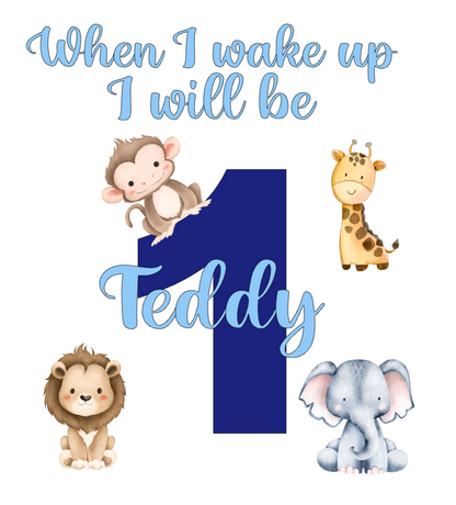 Personalised Safari Animals Pyjamas