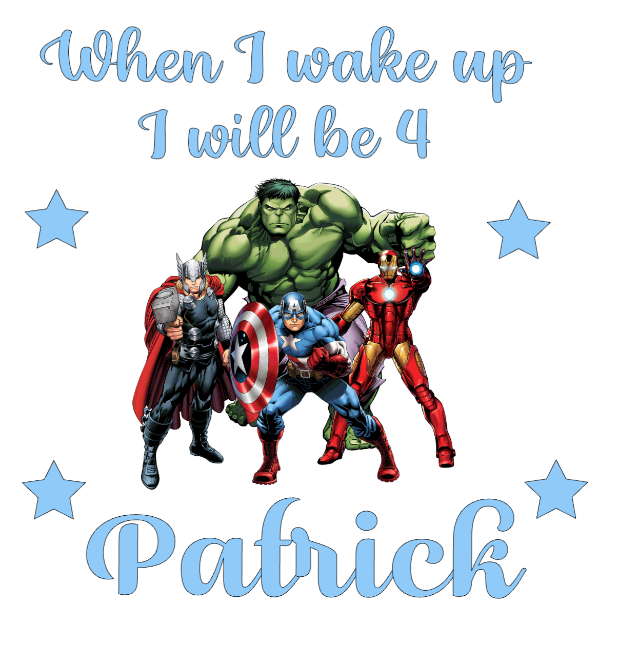 Personalised Avengers Pyjamas