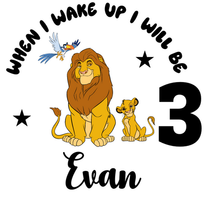 Personalised Lion King Pyjamas