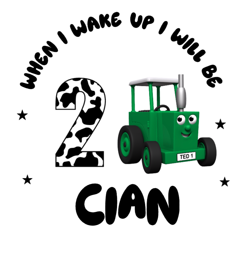 Personalised Tractor Pyjamas