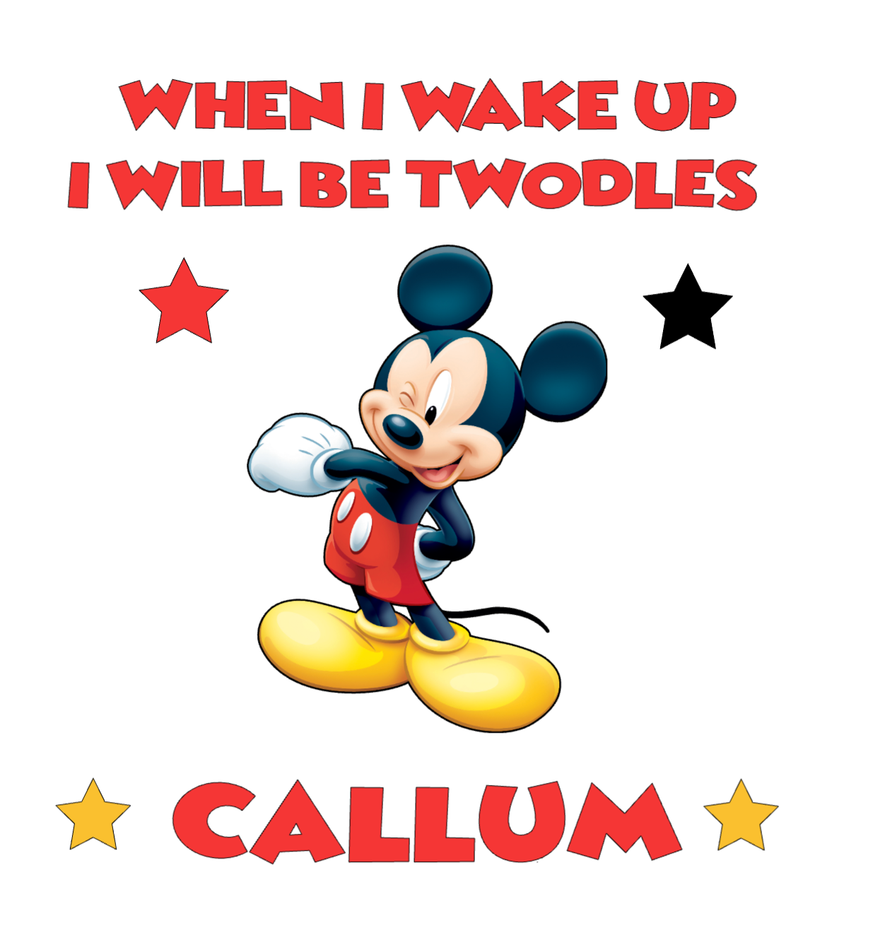 Personalised Mickey Mouse Pyjamas
