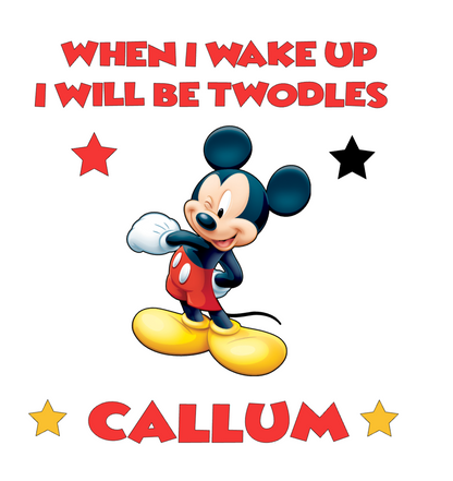 Personalised Mickey Mouse Pyjamas