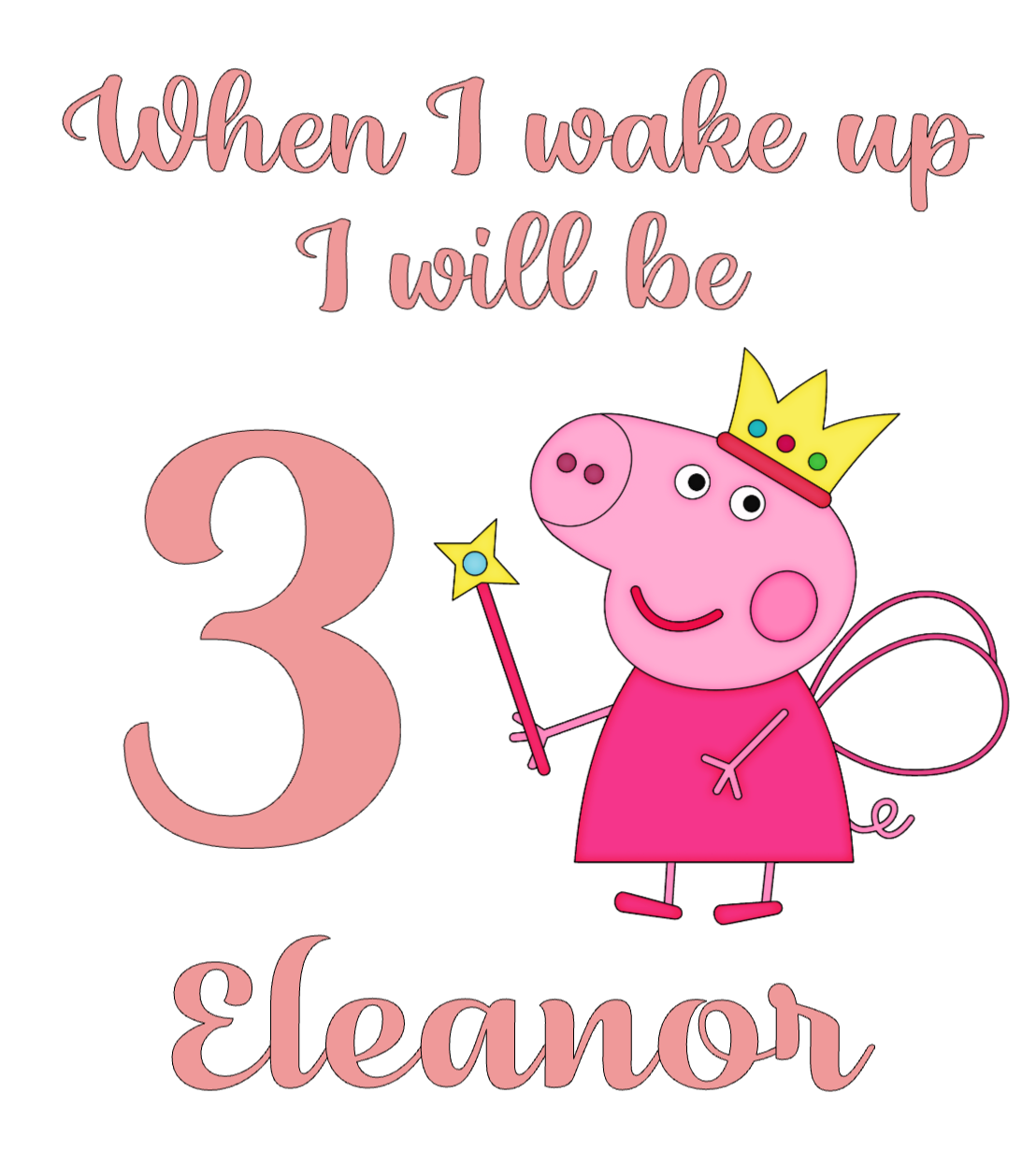 Personalised Peppa Pig Pyjamas