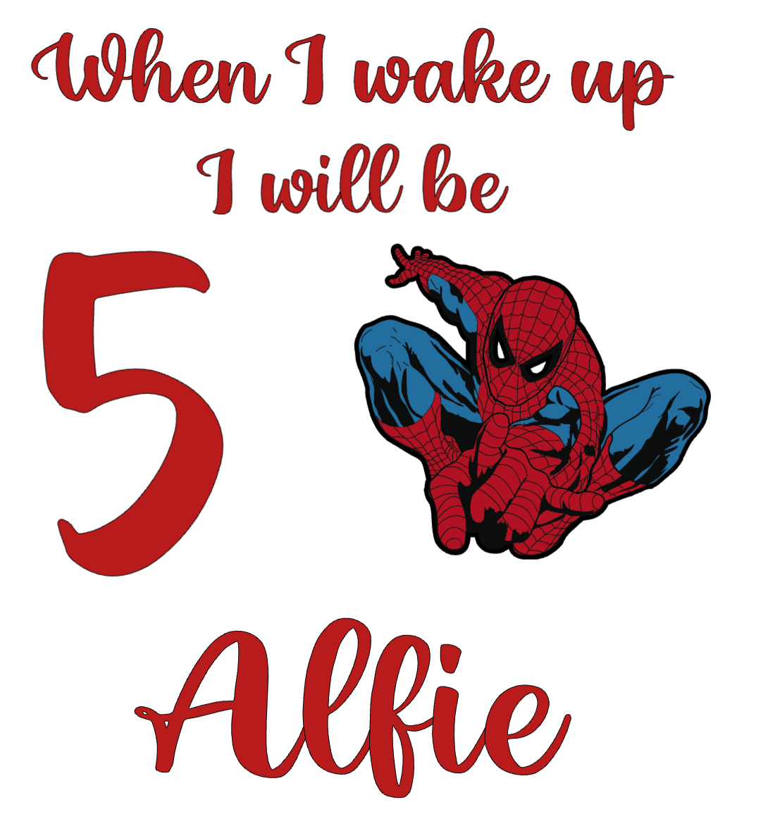 Personalised Spiderman Pyjamas