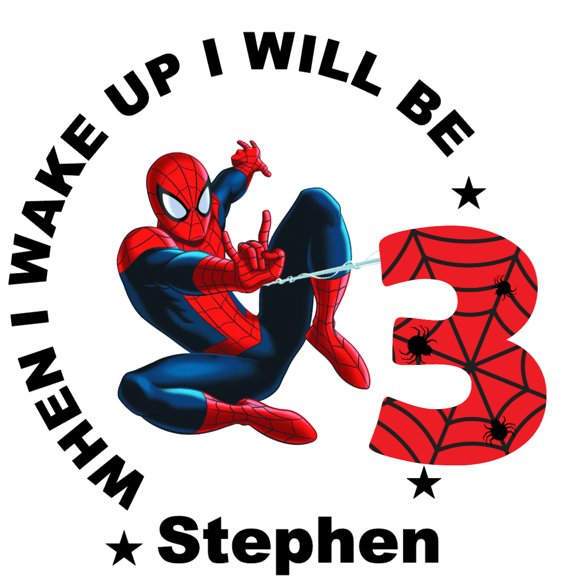 Personalised Spiderman Pyjamas