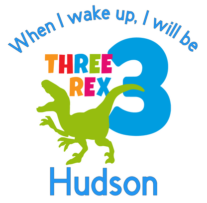 Personalised T-Rex (3 Rex) Pyjamas