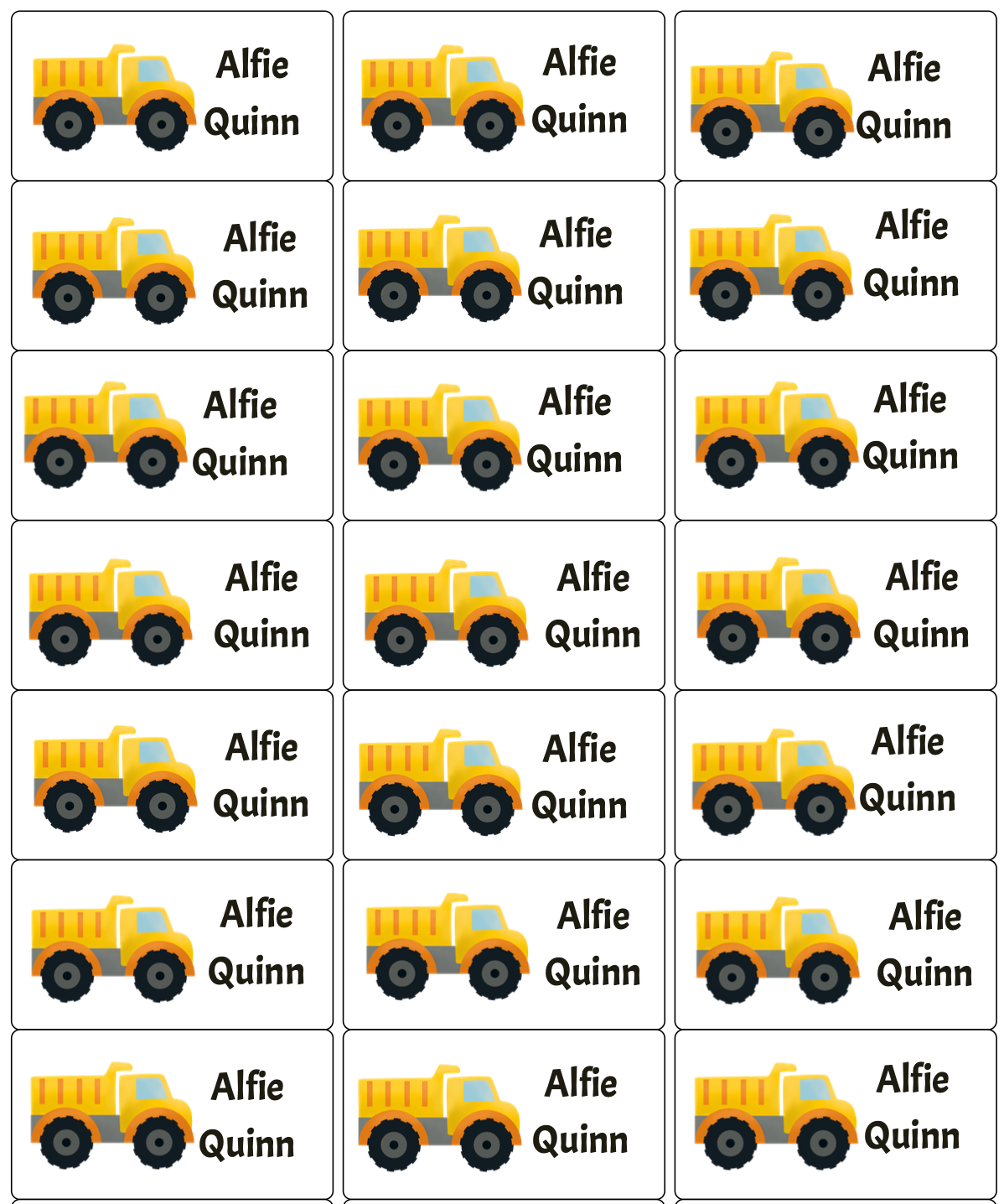 Personalised Back To School Book Stickers