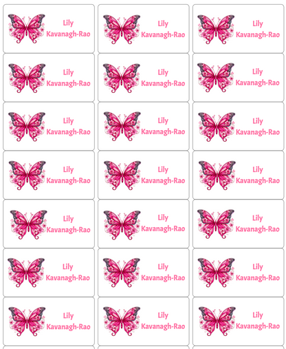 Personalised Back To School Book Stickers