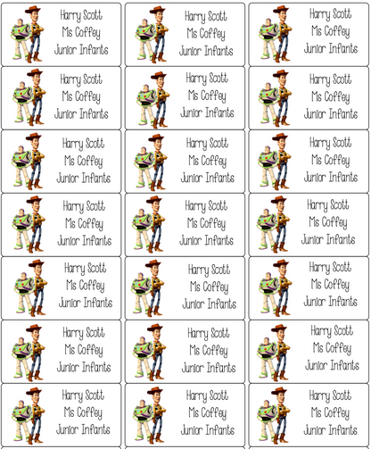 Personalised Back To School Book Stickers