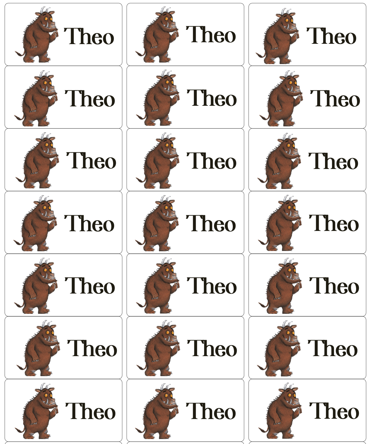 Personalised Back To School Book Stickers