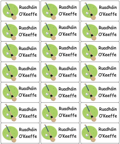 Personalised Back To School Book Stickers