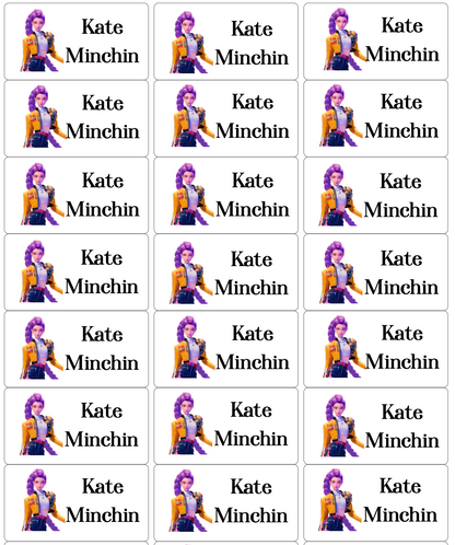Personalised Back To School Book Stickers