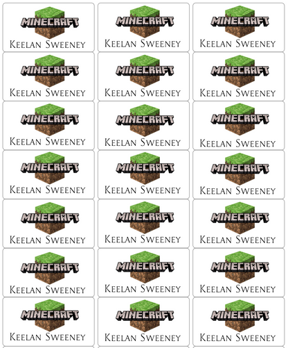 Personalised Back To School Book Stickers