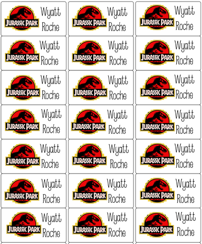 Personalised Back To School Book Stickers