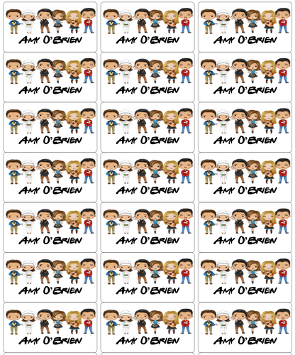 Personalised Back To School Book Stickers