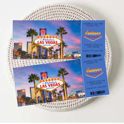Personalised Destination Tickets
