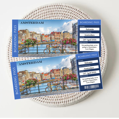 Personalised Destination Tickets