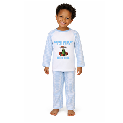 Personalised Minecraft Pyjamas