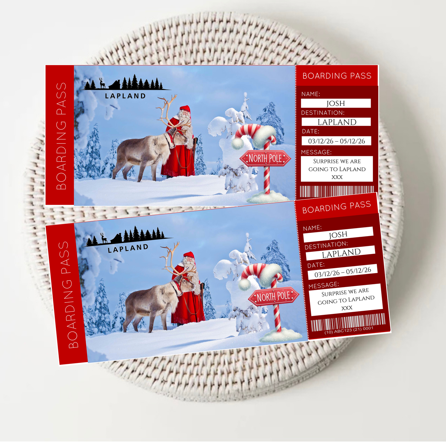 Personalised Lapland Surprise Tickets