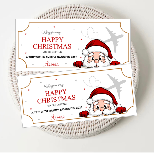 Personalised Christmas Themed Vouchers