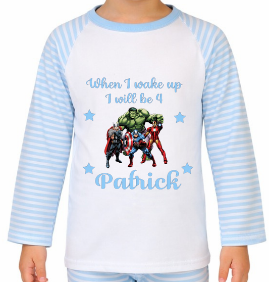 Personalised Avengers Pyjamas