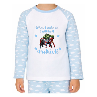 Personalised Avengers Pyjamas