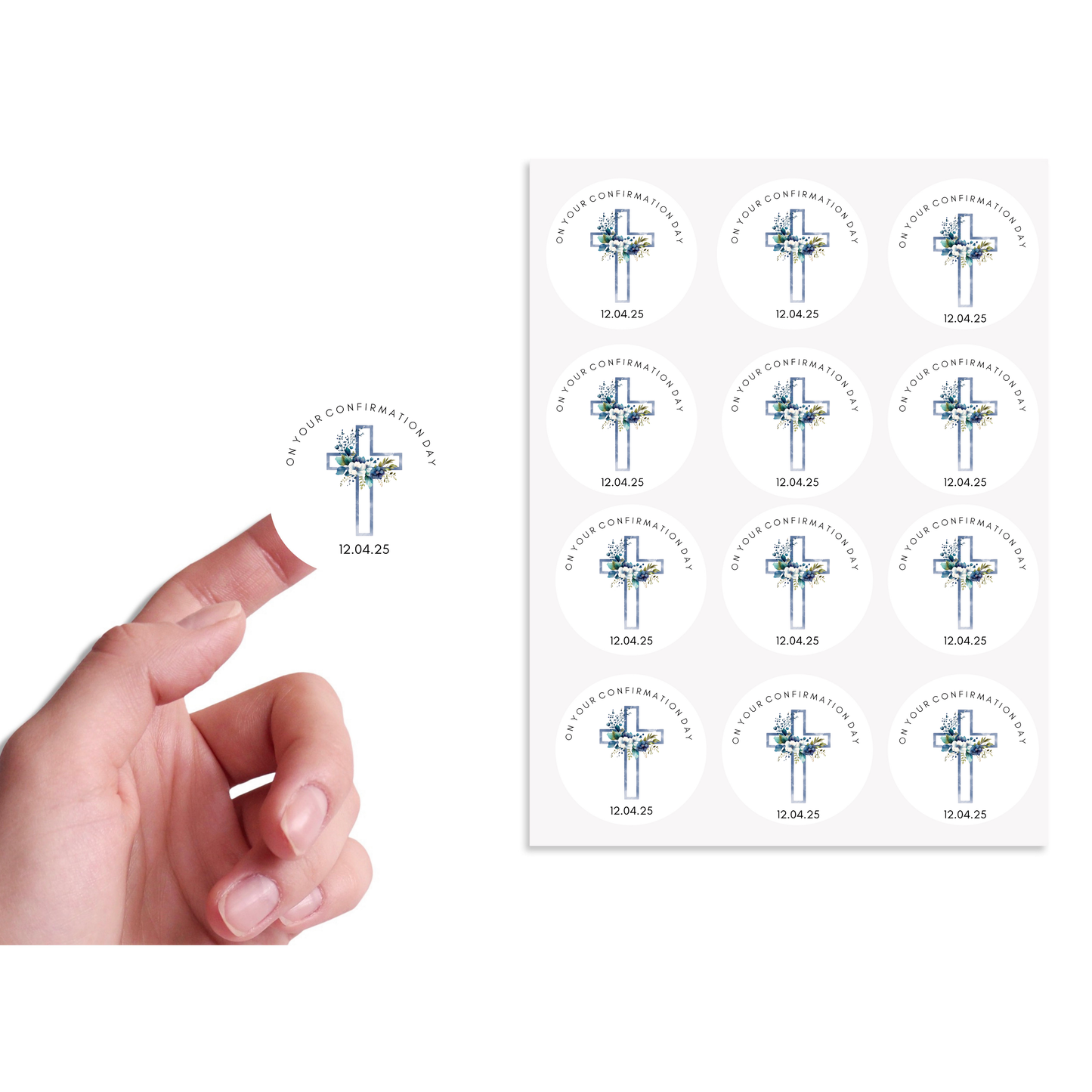 Personalised Communion Sticker Sheets