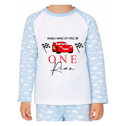 Personalised Lightening Mc Queen Pyjamas