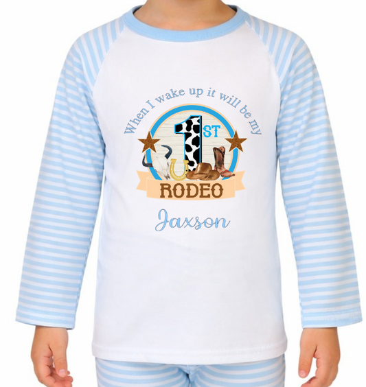 Personalised My First Rodeo Pyjamas