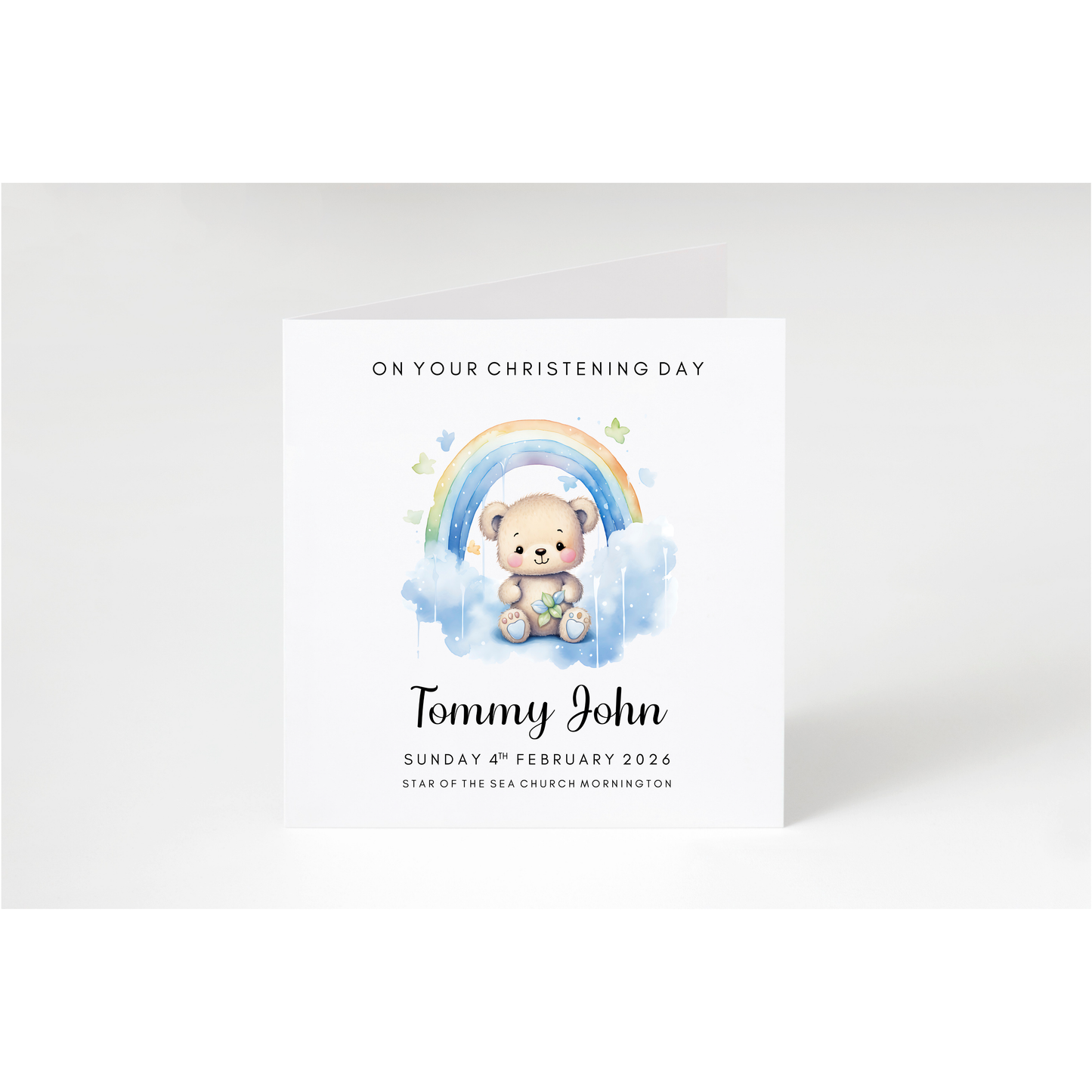 Personalised Christening Cards