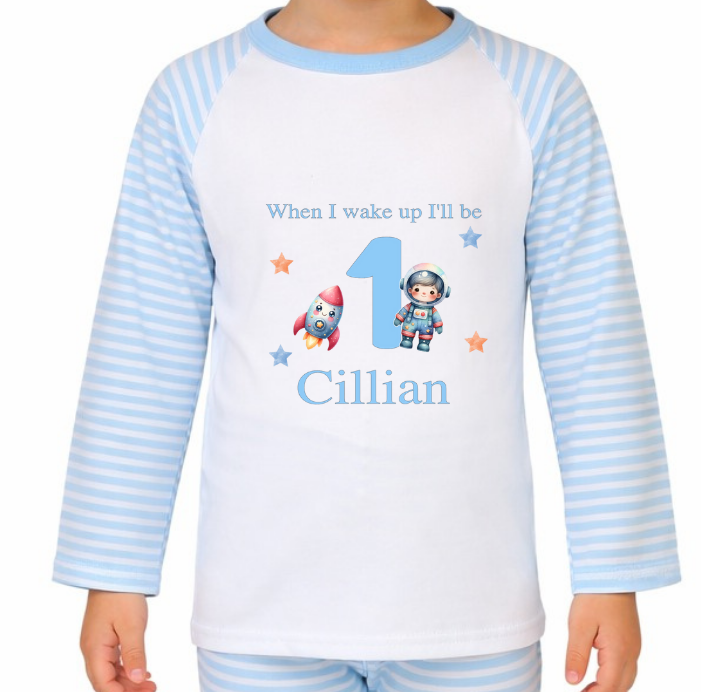 Personalised Space Pyjamas