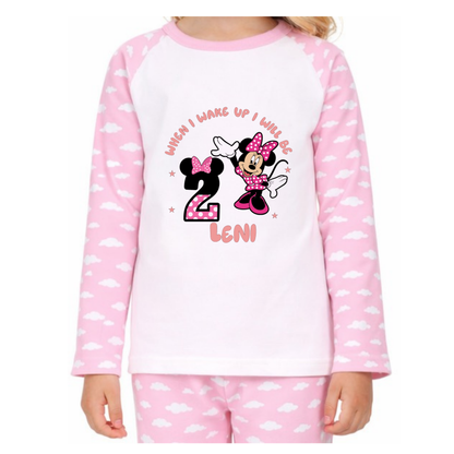 Personalised Minnie Mouse Pyjamas