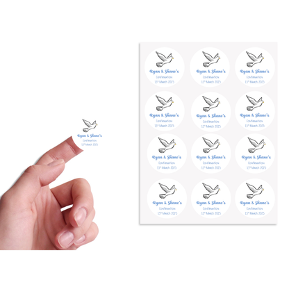Personalised Communion Sticker Sheets