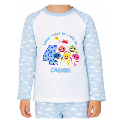 Personalised Baby Shark Pyjamas