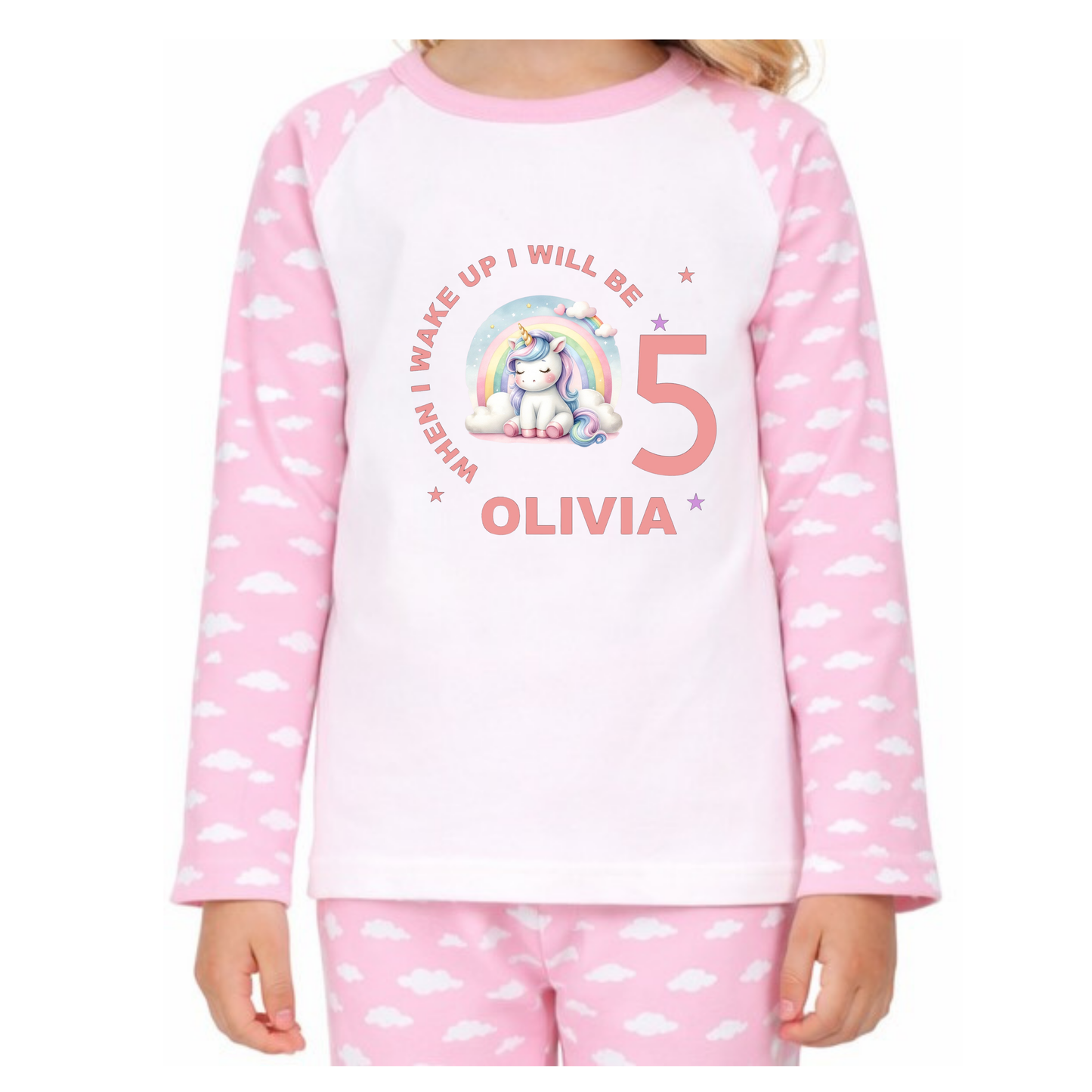 Personalised Unicorn Pyjamas