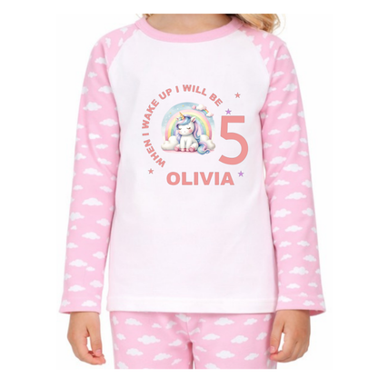 Personalised Unicorn Pyjamas
