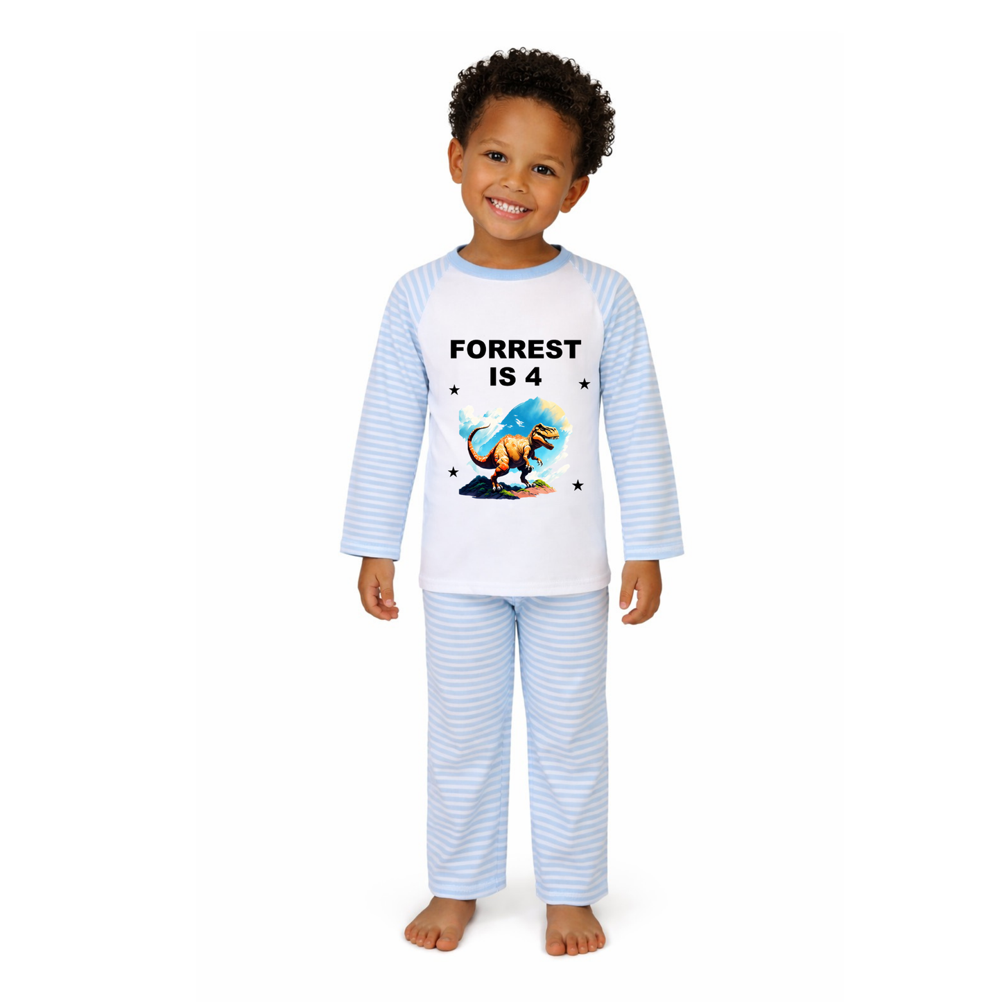 Personalised Dinosaur Pyjamas