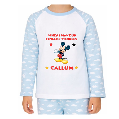 Personalised Mickey Mouse Pyjamas