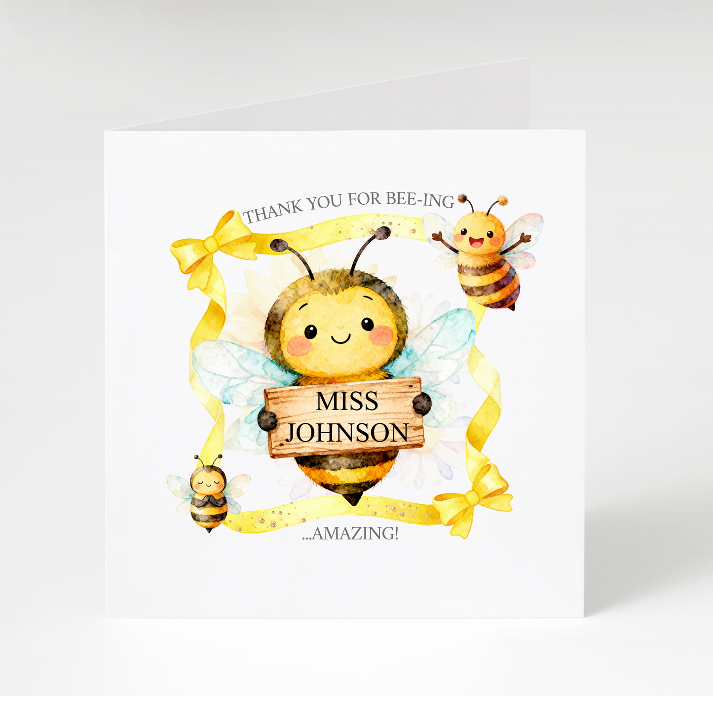 Personalised Teacher Cards