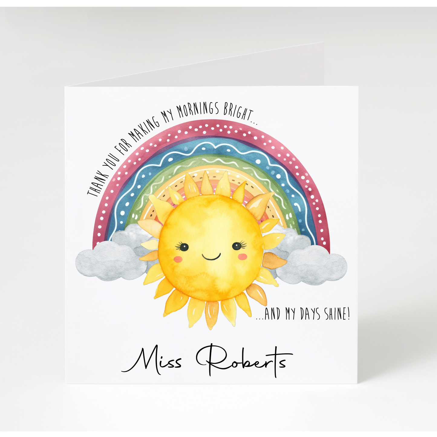 Personalised Teacher Cards