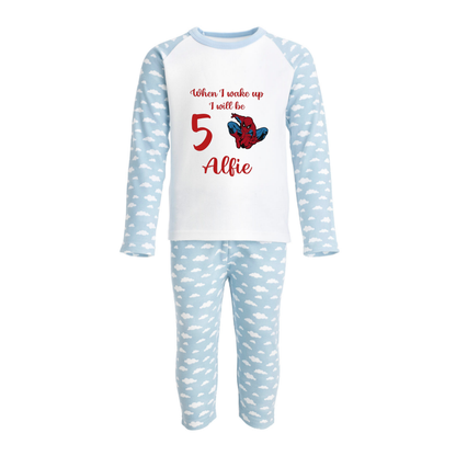 Personalised Spiderman Pyjamas